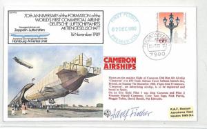 GB Formation of Worlds First Commercial Airline Cover {samwells}PTS 1980 BK227