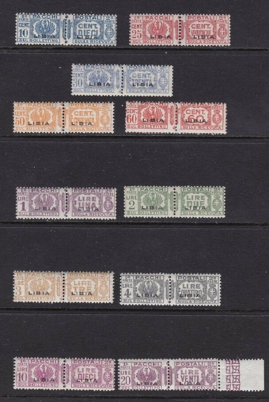 1927-37 Libya, Packs Post N°14/24 MNH