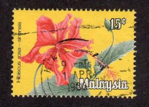 Malaysia 195 - Used - Hibiscus