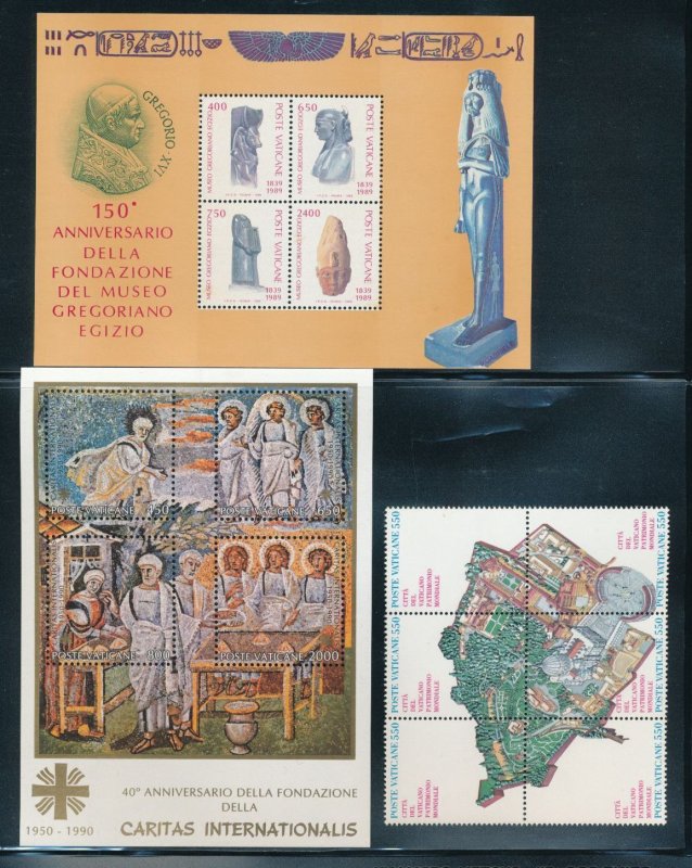 VATICAN Religion Art Pope Mini Sheets Collection(Apx 130)HP976