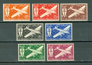 ST.PIERRE & MIQUELON  AIR  #C1-C7...SET...MNH...$11.00