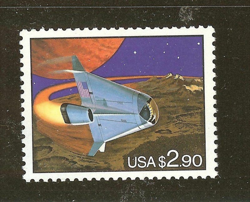 US Scott #2543 1993 $2.90 Futuristic Space Shuttle / Priority Mail MNH