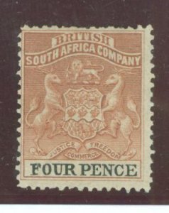 Rhodesia (1890-1923) #5 Unused