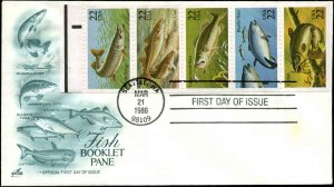 US FDC #2209aComplete Booklet Pane of 5 Artcraft Cachet Seattle, WA