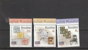 Romania STAMPS 2024 EFIRO EXPO POST SET MNH ART ARCHITECTURE UPU