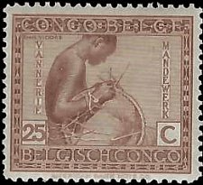 BELGIAN CONGO   #93 MH (1)