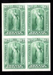 MOMEN US STAMPS #PR28P3 $12 BLOCK PROOF ON INDIA SUPERB $80++ LOT #82530-3