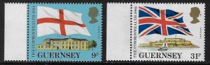 Guernsey 279-80 MNH VF Links with the Commonwealth [6402]