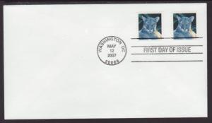 US 4142 Panther 2007 U/A FDC