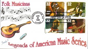 #3212-15 Folk Musicians Juvelar FDC