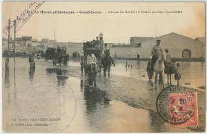 45013 - French MOROCCO Morocco - POSTAL HISTORY - POSTCARD: CASABLANCA to ITALY-