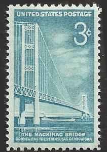 # 1109 MINT NEVER HINGED MACKINAC BRIDGE