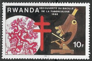 Rwanda ~ Scott # 1103 ~ MNH ~ TB Bacillus Centenary