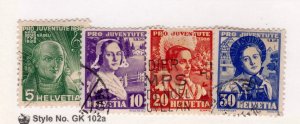 Switzerland        B81 - 84      used      CV $45.30