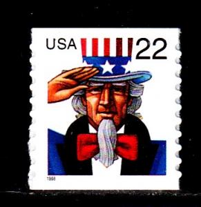 #3263 Uncle Sam S/A Coil  - MNH