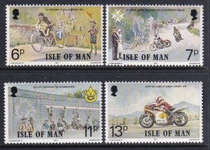 Isle of Man 101-104 Motorcycles MNH VF