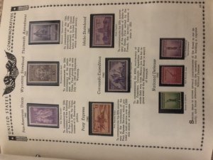 The All American Stamp Album Mint Stamps Very Nice Starts At 1933 Almost Full