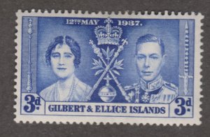 Gilbert & Ellice Islands 39 Coronation Issue 1937