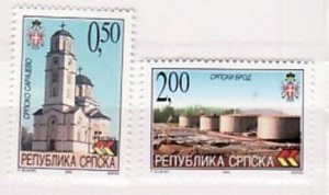 Bosnia & Herzegovina (Serb Adm) Sc 168-9 NH ISSUE of 2002