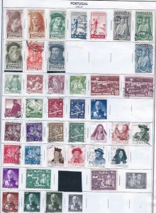 PORTUGAL 1924-1959 220 STAMPS SCV $66.00++