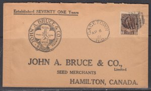 Canada - Apr 1921 Gagetown, NB Domestic Advertising Cover