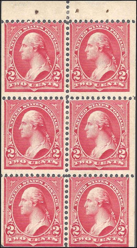 279Bj Mint,OG,VLH... Booklet Pane... SCV $500.00