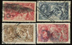 Great Britain  # 173a , #180 , #223 , #224 Used  ~ Cat 500.00 +