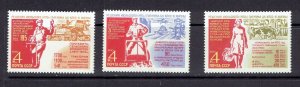 RUSSIA - 1970 AGRICULTURE FIVE YEAR PLAN - SCOTT 3774 TO 3776 - MNH