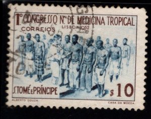 St. Thomas & Prince  Scott 356 Used 1952 Tropical Medicine stamp