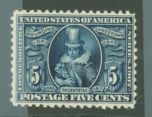 United States #330 Mint (NH) Single