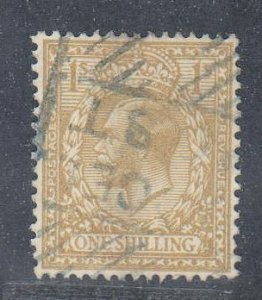 Great Britain,  King George V,  1 Shilling  (SC# 200) Used