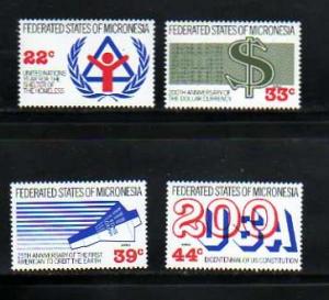 Micronesia MNH sc# 56,C28-30 Homeless 08CV  $3.20