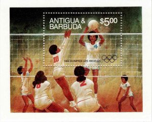 Antigua and Barbuda 1984 Sc 744 1984 Los Angeles Olympics MNH Minisheet Souvenir