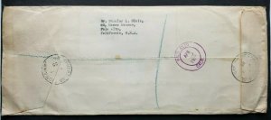  1948 IRELAND DUBLIN REGISTERED AIRMAIL TO USA