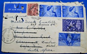 GREAT BRITAIN 1948  - COVER  -  SCOTT #237 270  -  USED          (jpc13)