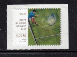 FRANCE 2007 - Rugby Wold Cup - MNH 3 euro single # 3343