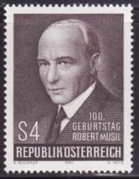 Austria #1170 F-VF MNH ** Robert Musil, poet