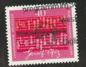 Germany Scott 1096 Used 1972 music composer stamp