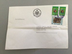 Jordan Crown Prince office to Liberty’s England stamps cover  Ref 61906