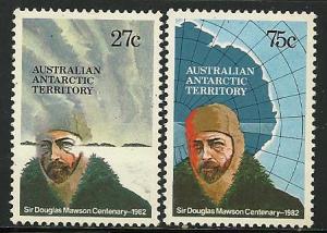 Australian Antarctic Territory # L35-36, Mint Never Hinge