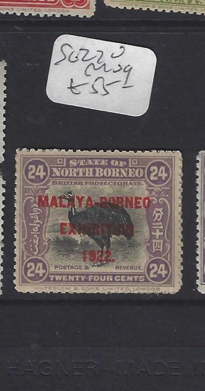 NORTH BORNEO  (P1601BB)  24C BIRD MBE SG  270  MOG