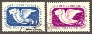 Russia Scott 1985-86 UH(CTO) - 1957 Intl Letter Writing Week