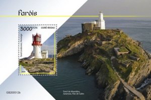 Guinea-Bissau - 2020 Lighthouses on Stamps - Stamp Souvenir Sheet - GB200512b