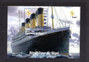 NIGER 1998 TITANIC MINT VF NH O.G S/S (11NI)