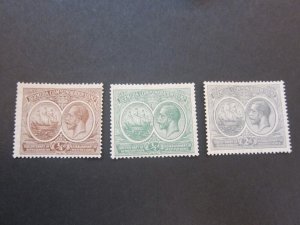 Bermuda 1920 Sc 55-57 MH