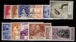 ANTIGUA GVI SG95-97, 110-119, KGVI Commemorative sets, M MINT. Cat £34.