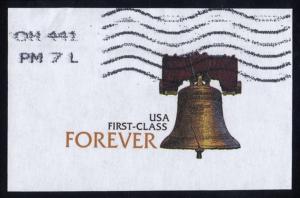 US #U667a Forever Envelope, used cut square (0.45)
