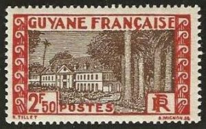 French Guiana 147,  mint,  hinge remnant.  1940.  (F541)