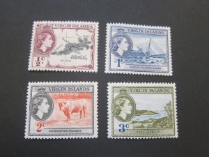 British Virgin Islands 1956 Sc 115-18 MNH