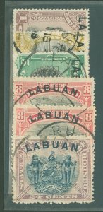 Labuan #49/55v Used Multiple